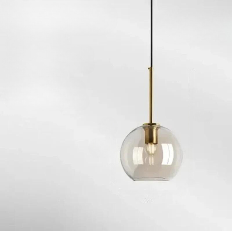NordicGlow – Elegant Scandinavian Glass Ceiling Lamp