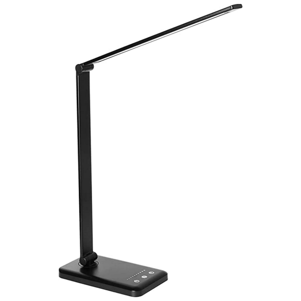 LED Desk Lamp - Table Lamp with USB Charging Port, 5 Light Settings and Brightness Levels