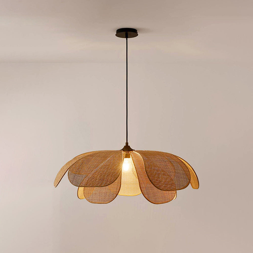 NaturelChic Lamp - Elegant Basket Hanging Lamp for Bedroom