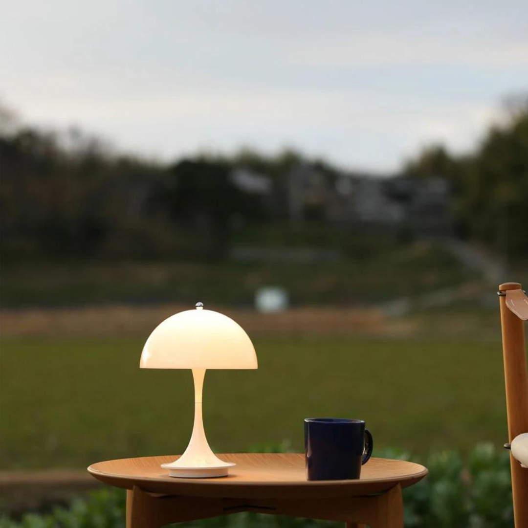 ShroomLite - Mushroom-Shaped Modern LED Table Lamp