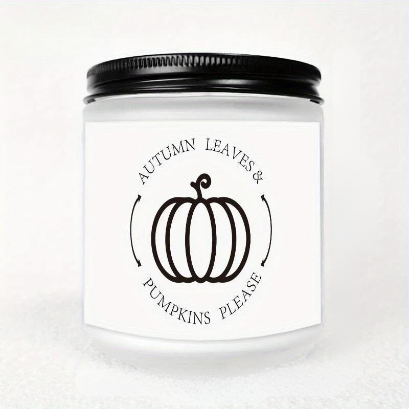 Autumn Glow – Scented Candle with Autumn Leaves & Pumpkins