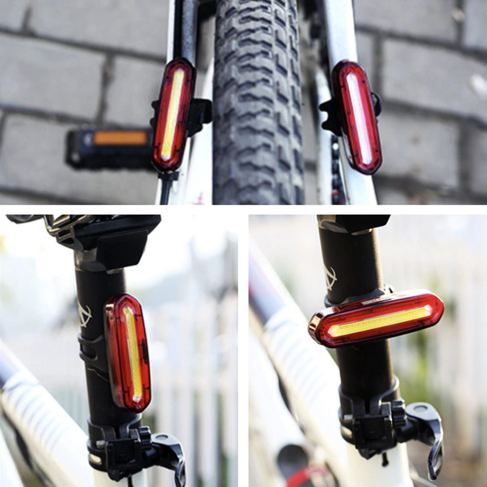 LightUp - Powerful Rechargeable LED Bicycle Rear Light