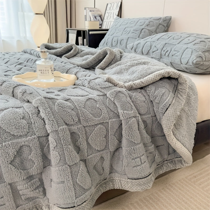 Stylish Coral Fleece Blanket for Ultimate Comfort