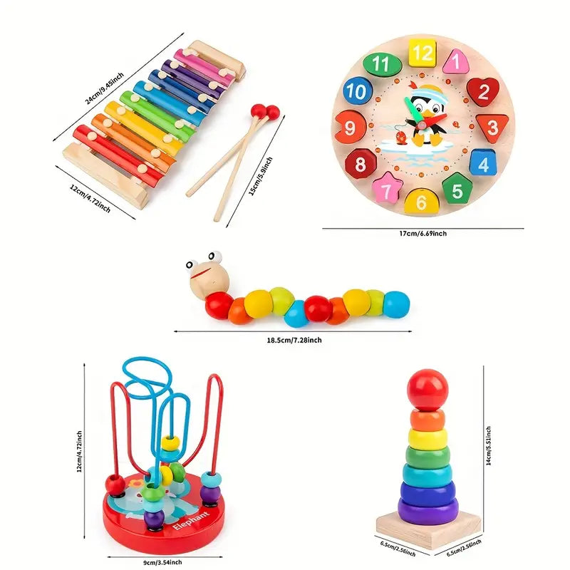 5-in-1 Montessori Playset for Kids - Discover Creative Playfulness