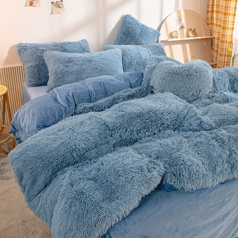 VelvetLux – Luxurious Velvet Duvet Cover Set for All Year Round
