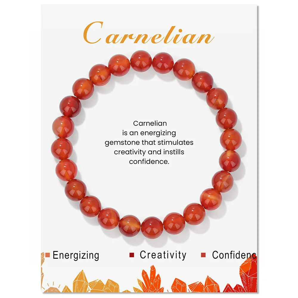 Aria: Natural Crystals Bracelet for Healing Energy