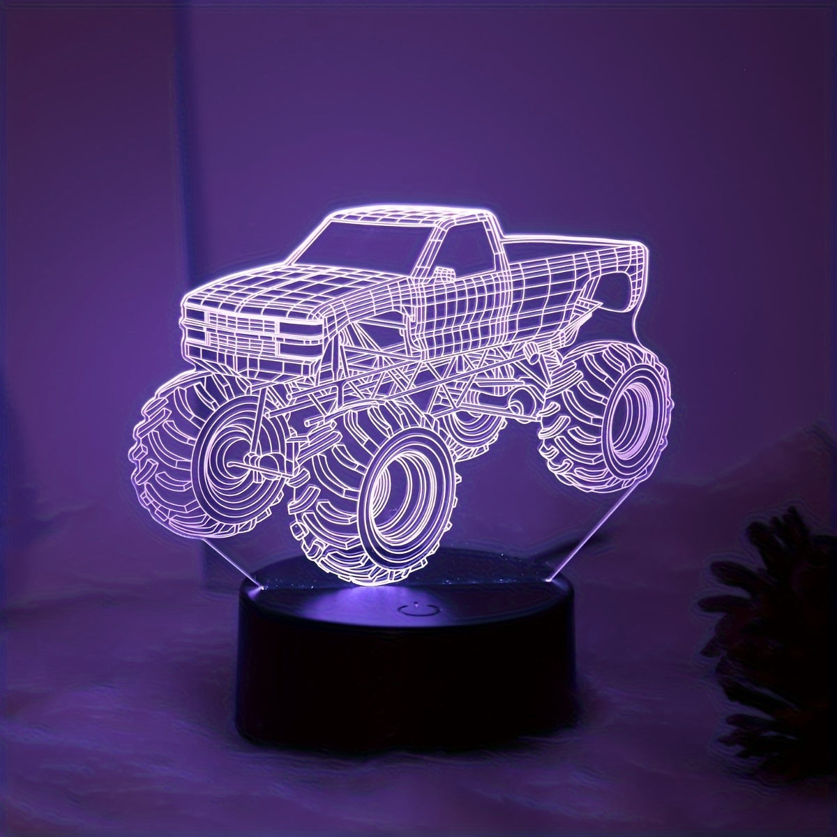 TruckGlow – 3D LED Night Light with Monster Truck Design