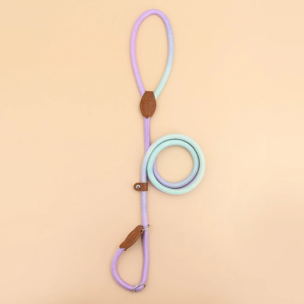 Clémentine Leather Leash – Colorful Dog Leash for Stylish Walks