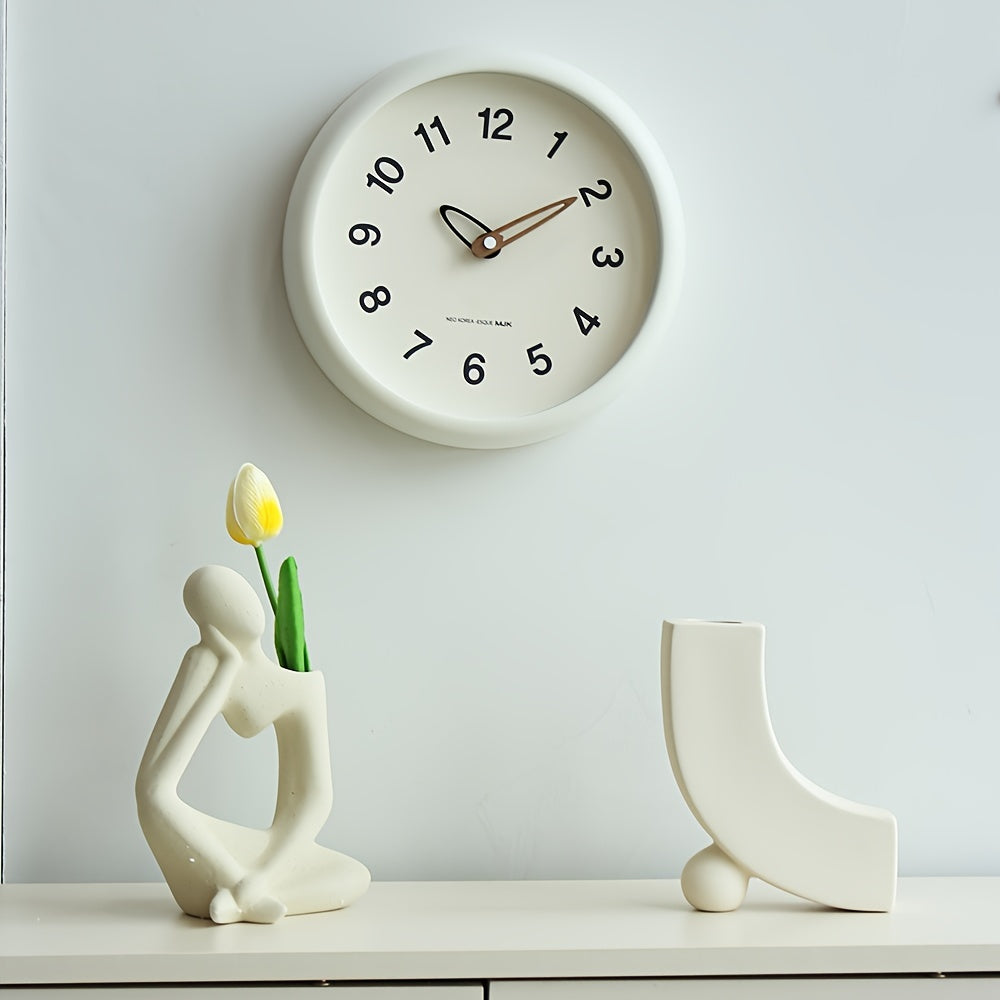 SilenceTime Clock – Elegant 10-inch Wall Clock for the Home