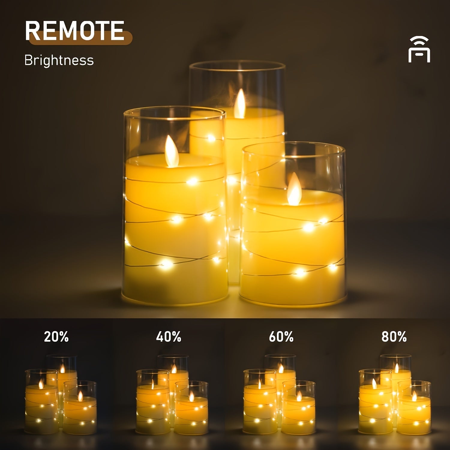 RomanticGlow – LED light SET with remote control
