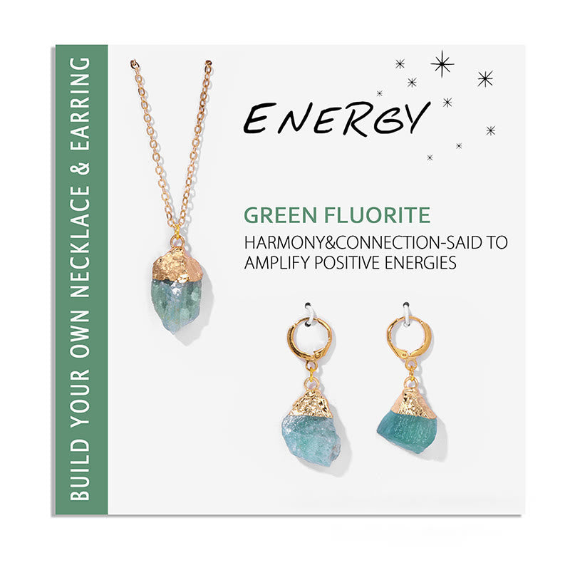 Tempting Crystal Jewelry Set with Necklace and Earrings - Elara