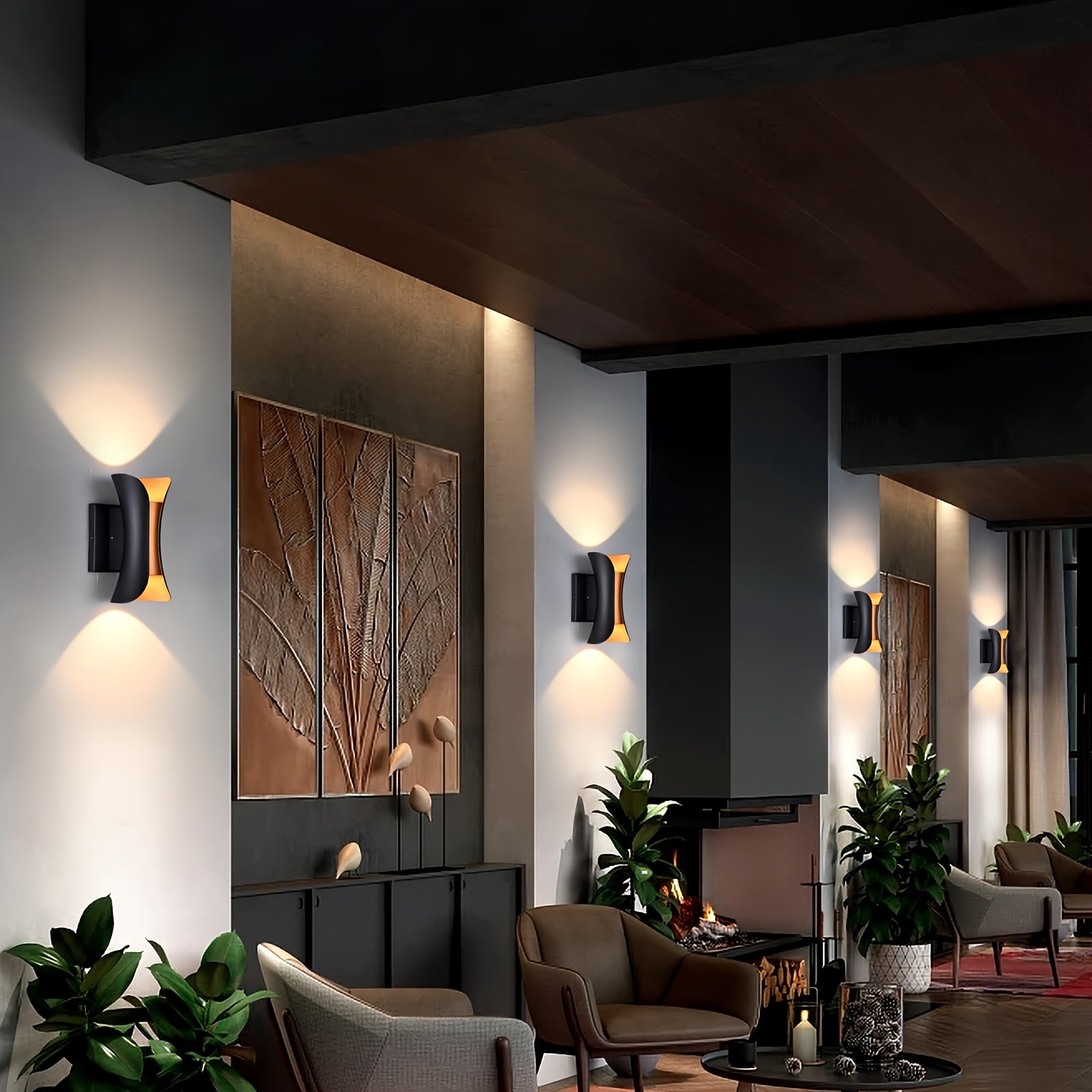 LumiWall – Strömlinjeformad LED Vägglampa för Inomhus/Ute