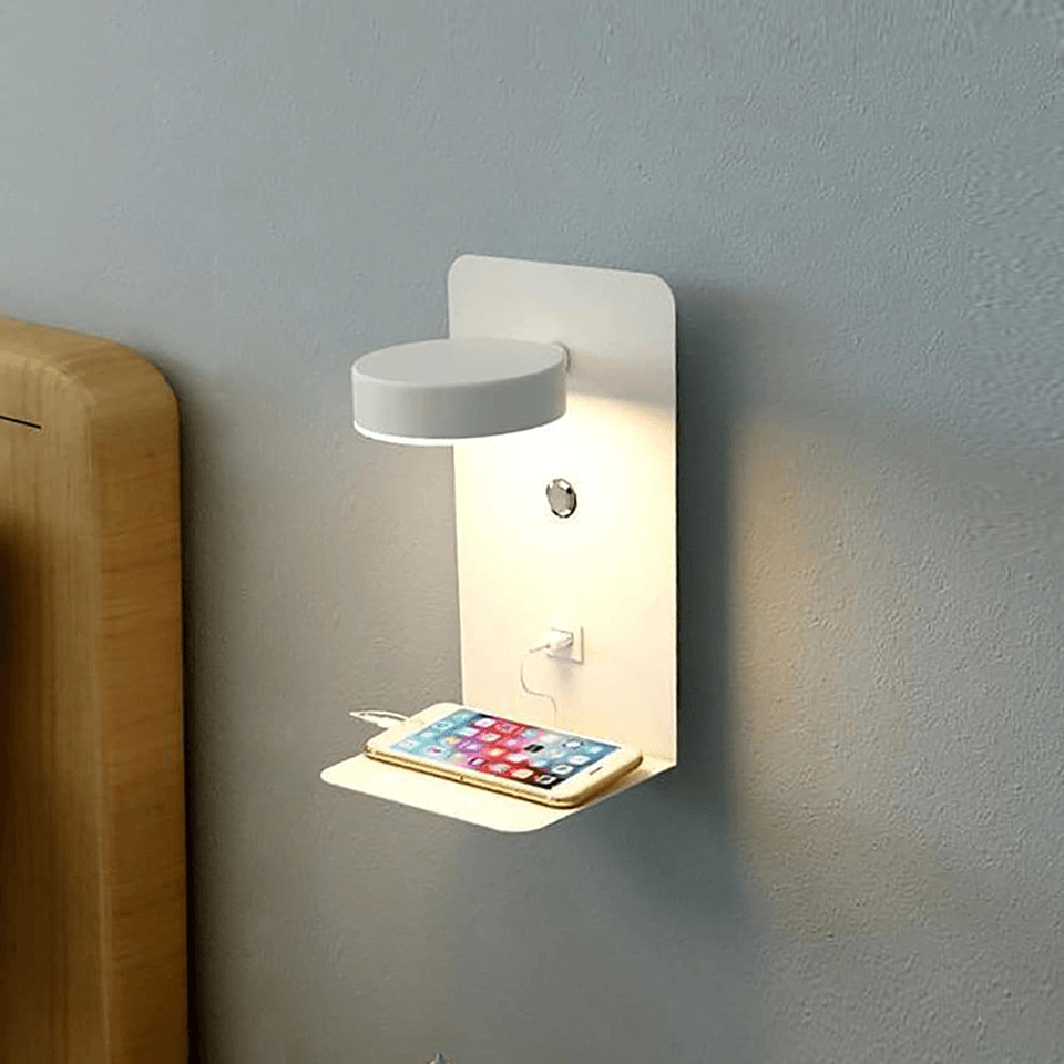 GlowUp Light Station – Modern Lamp and Charging Station