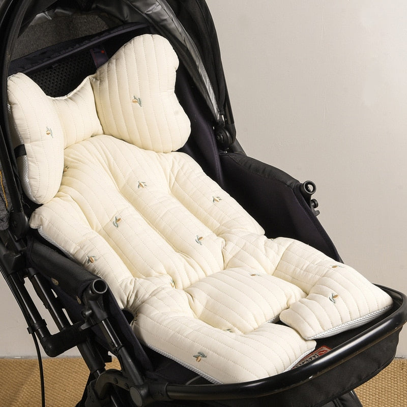 SnuggleRide - Comfortable Stroller Cushion with Stylish Prints
