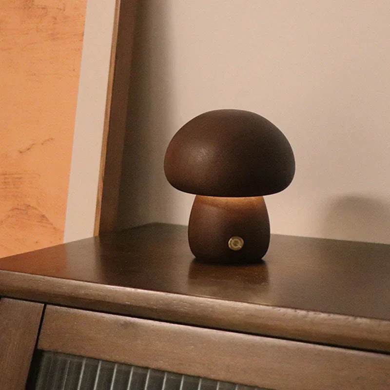 GlowShroom - Atmospheric Wooden LED Night Light