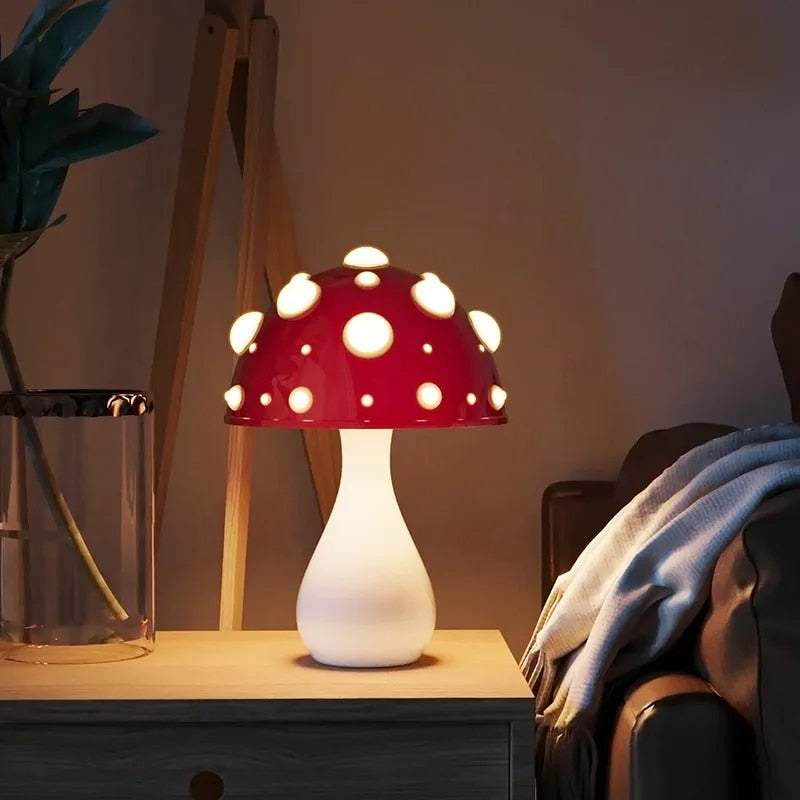 Mushroom AuraLamp - Wireless Mood Light with Adjustable LED