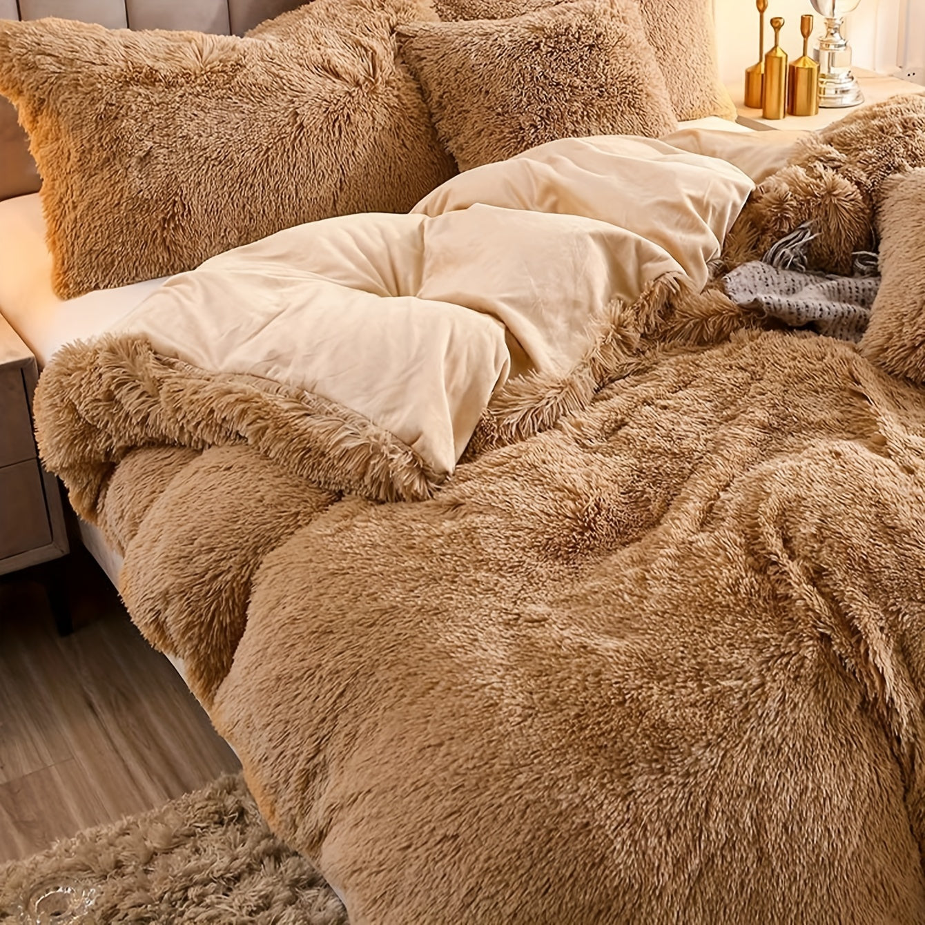 ZipSoft - Luxurious Plaid Bedding Set for All Seasons