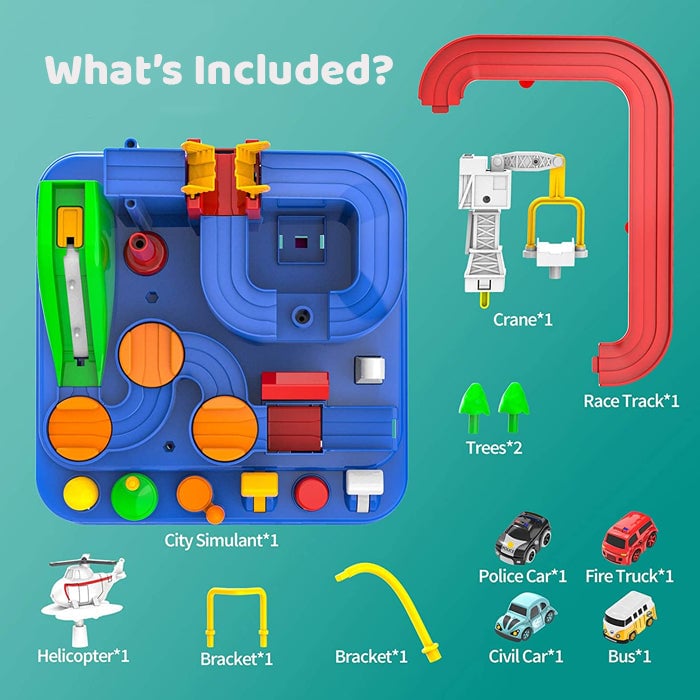 RescueTrack Adventure Set – Educational Preschool Toy