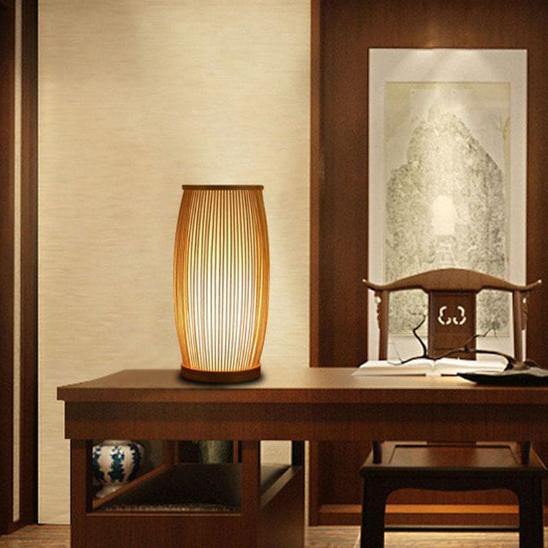 Bamboo Bright - Atmospheric Table Lamp Made of Bamboo