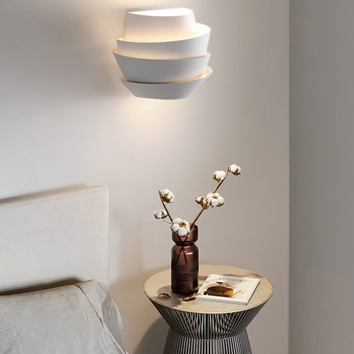 ShineLux - Modern Wall Lamp with Double Light Points in Iron