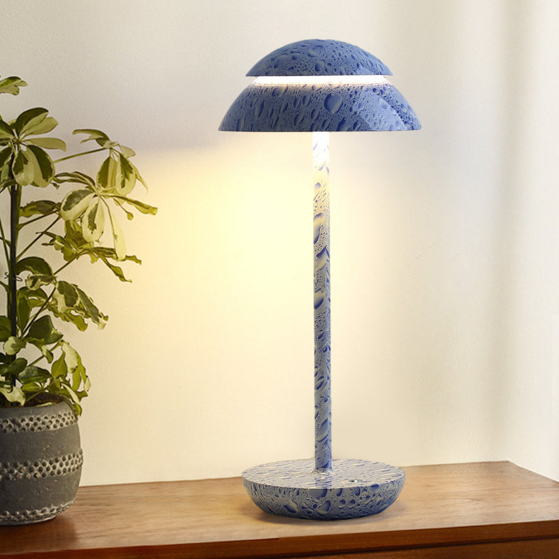 Aurelia Noire - Rechargeable Wireless Table Lamp with Built-in LED Lighting and Battery