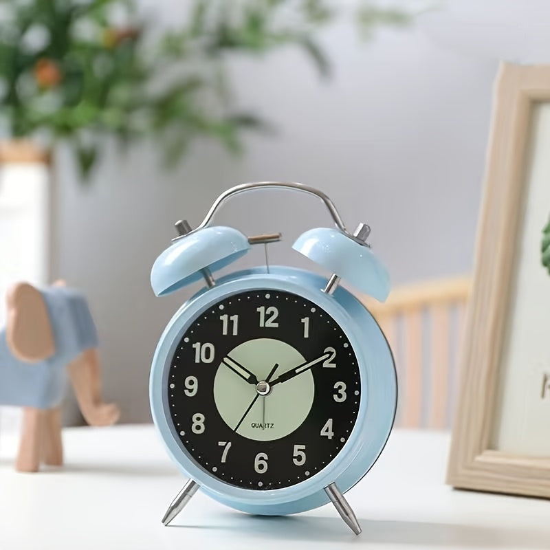GlowClock – Modern Silent Illuminated Metal Alarm Clock