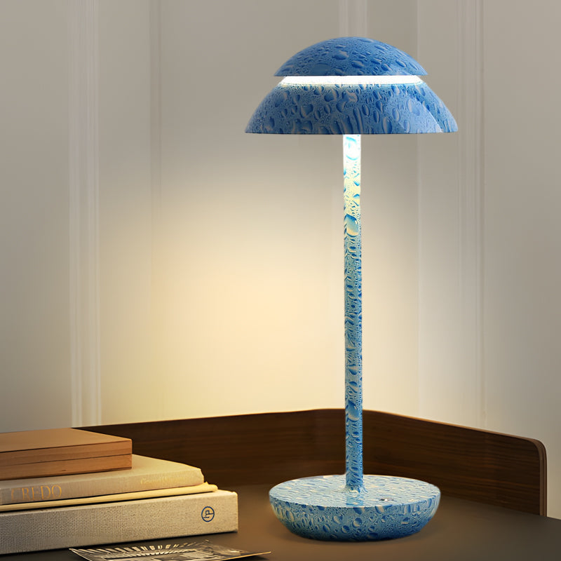 Aurelia Noire - Rechargeable Wireless Table Lamp with Built-in LED Lighting and Battery
