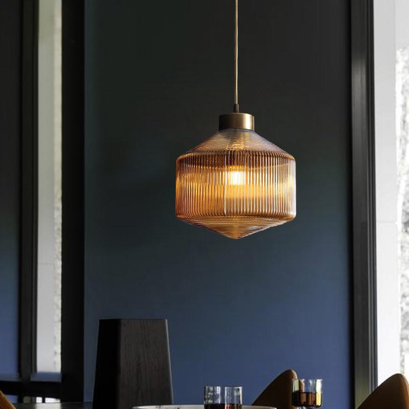 GlowCandle Ceiling Lamp - Modern Glass Chandelier for Interior Design