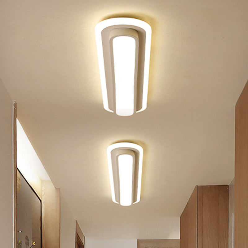 Ovaluxe Glow - Elegant Black-White LED Lighting