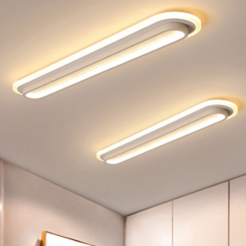 Ovaluxe Glow - Elegant Black-White LED Lighting