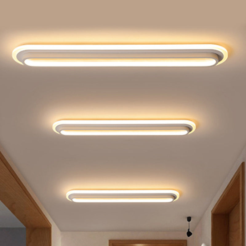 Ovaluxe Glow - Elegant Black-White LED Lighting