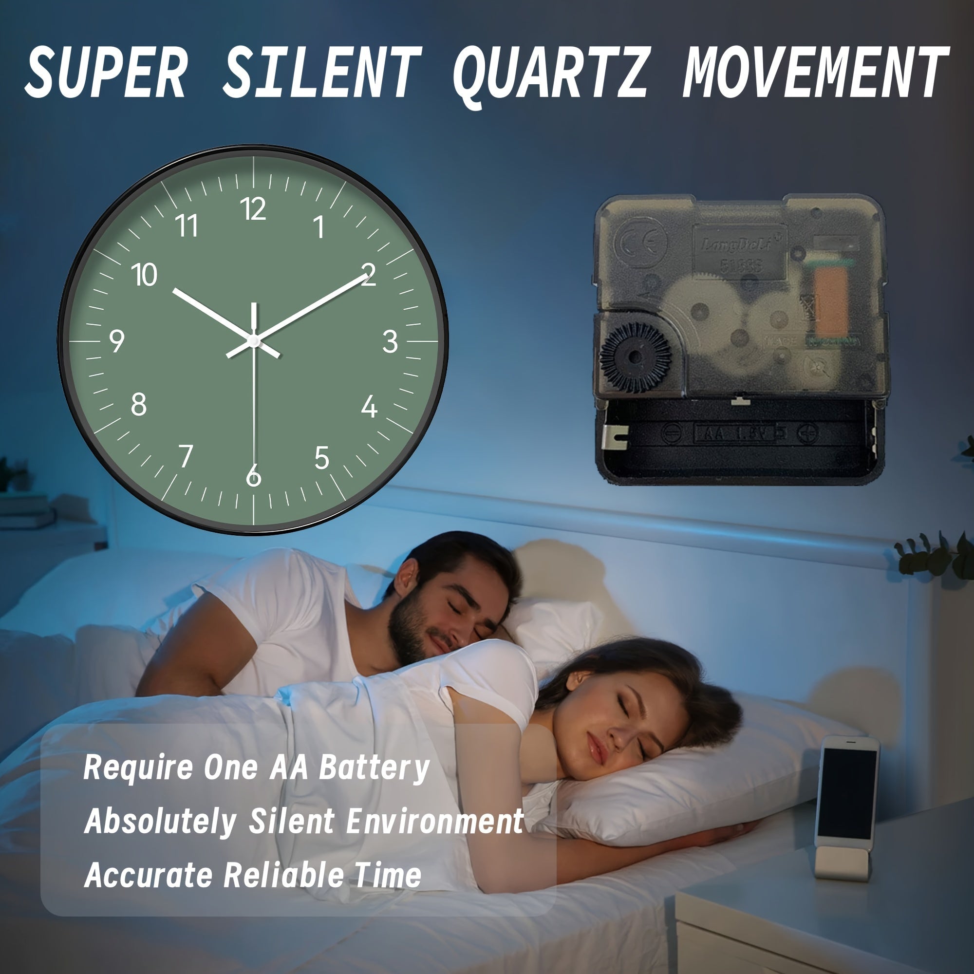FantasyTime Clock – Elegant Silent Wall Clock 20 cm