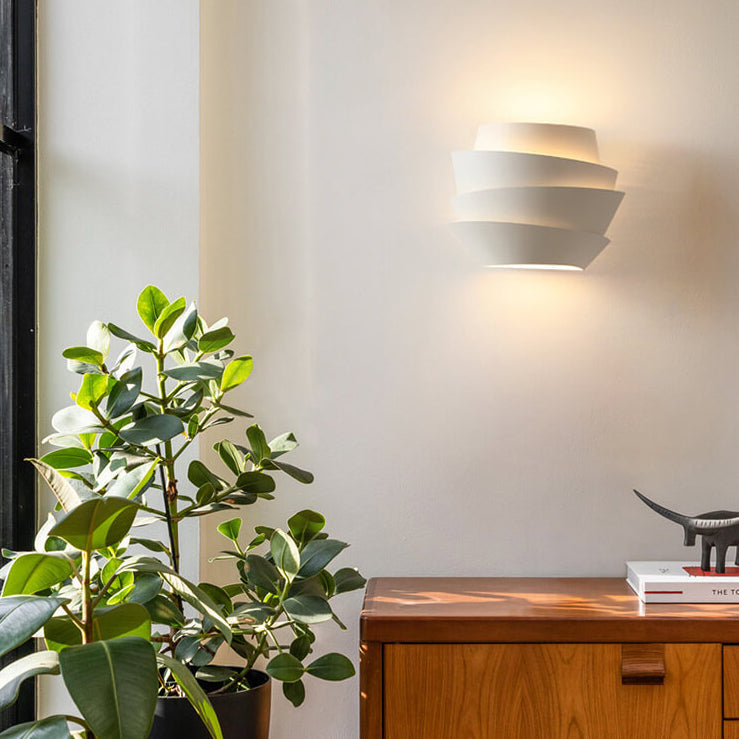 ShineLux - Modern Wall Lamp with Double Light Points in Iron