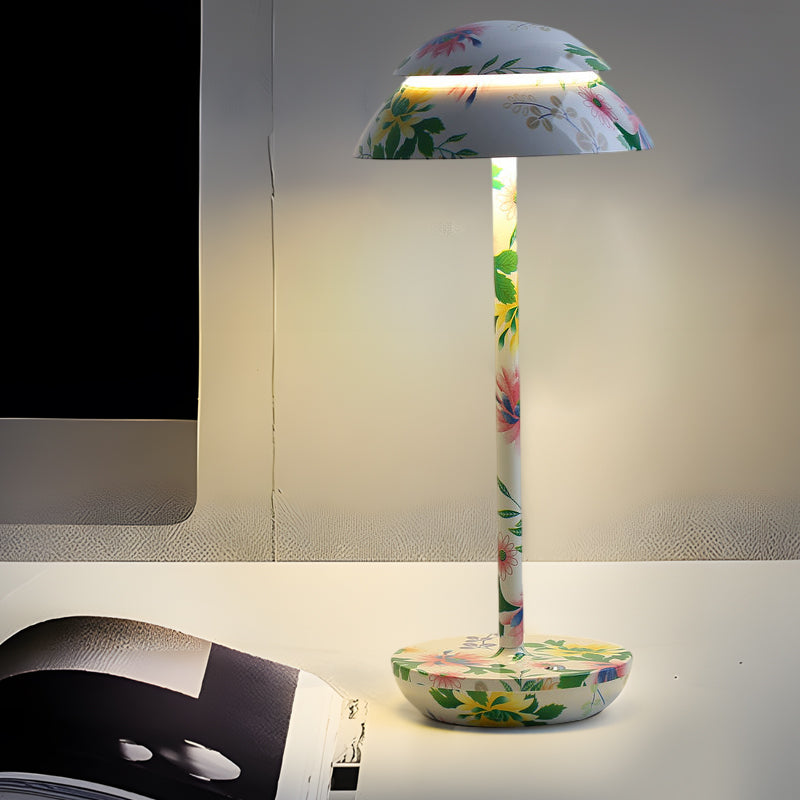 Aurelia Noire - Rechargeable Wireless Table Lamp with Built-in LED Lighting and Battery