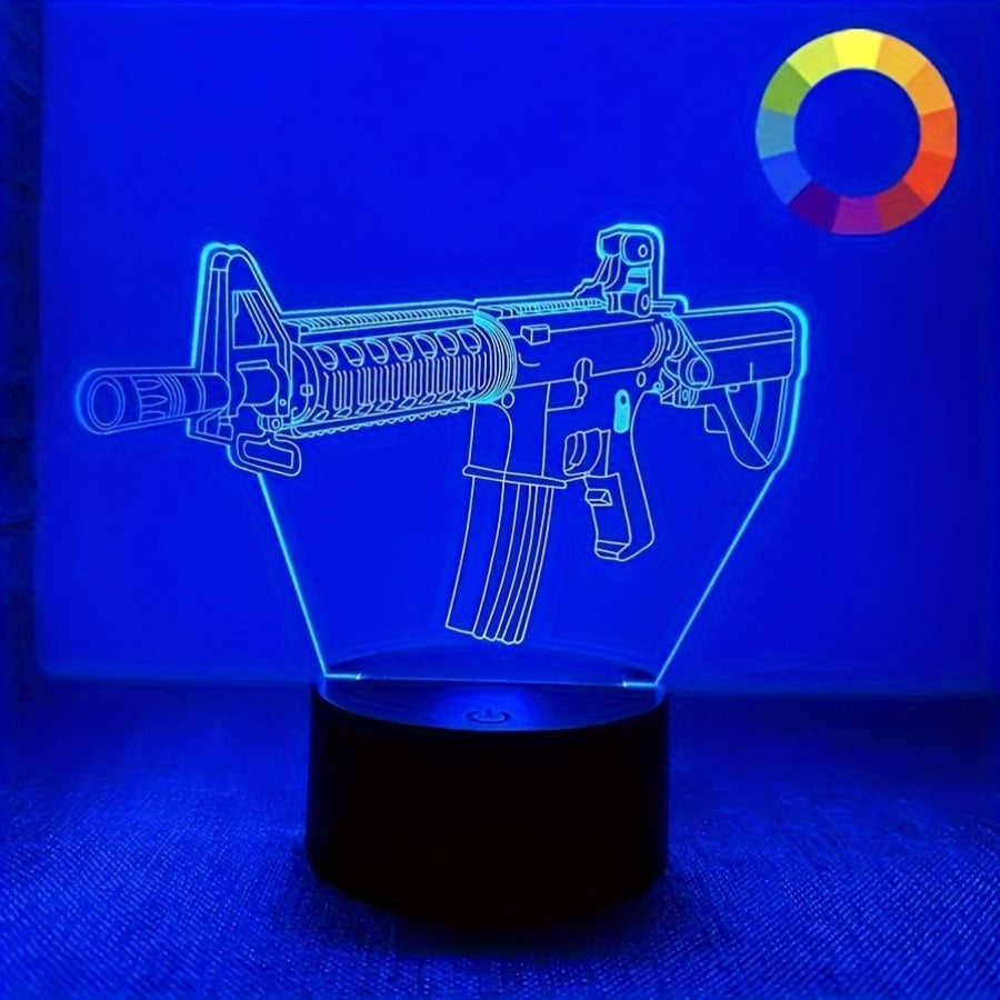 GeoLume - 3D LED Desk Lamp with Touch