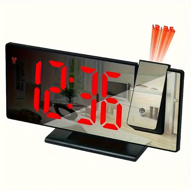 ProTime Clock – Modern Projection Alarm Clock with Mirror
