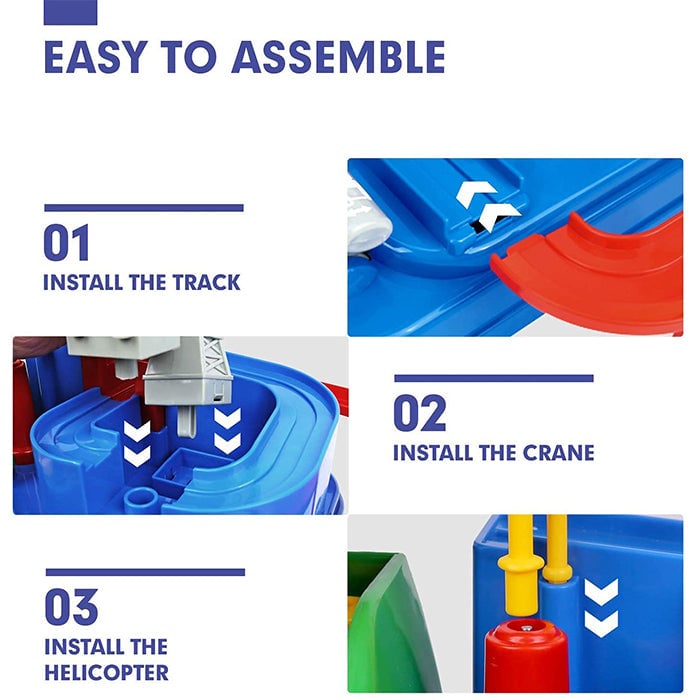 RescueTrack Adventure Set – Educational Preschool Toy