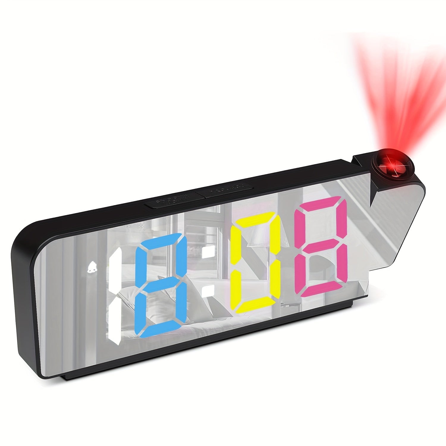 ProjectTime – Stylish Digital LED Alarm Clock with Mirror