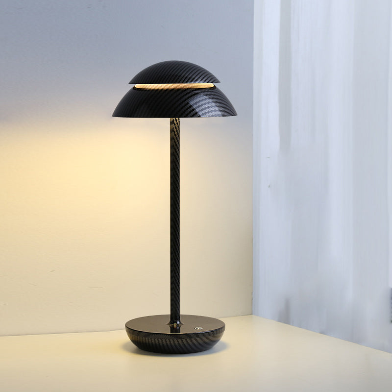Aurelia Noire - Rechargeable Wireless Table Lamp with Built-in LED Lighting and Battery