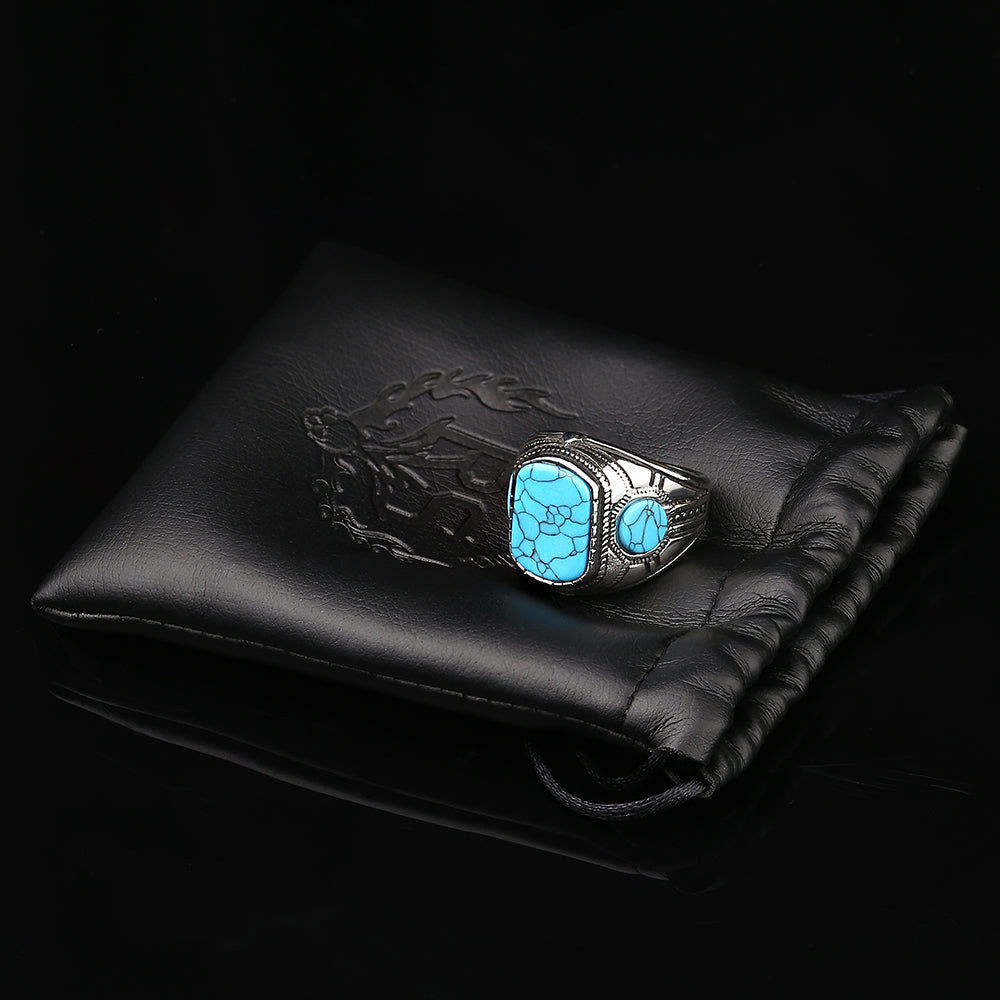 Impressive Thorin Turquoise Men's Ring