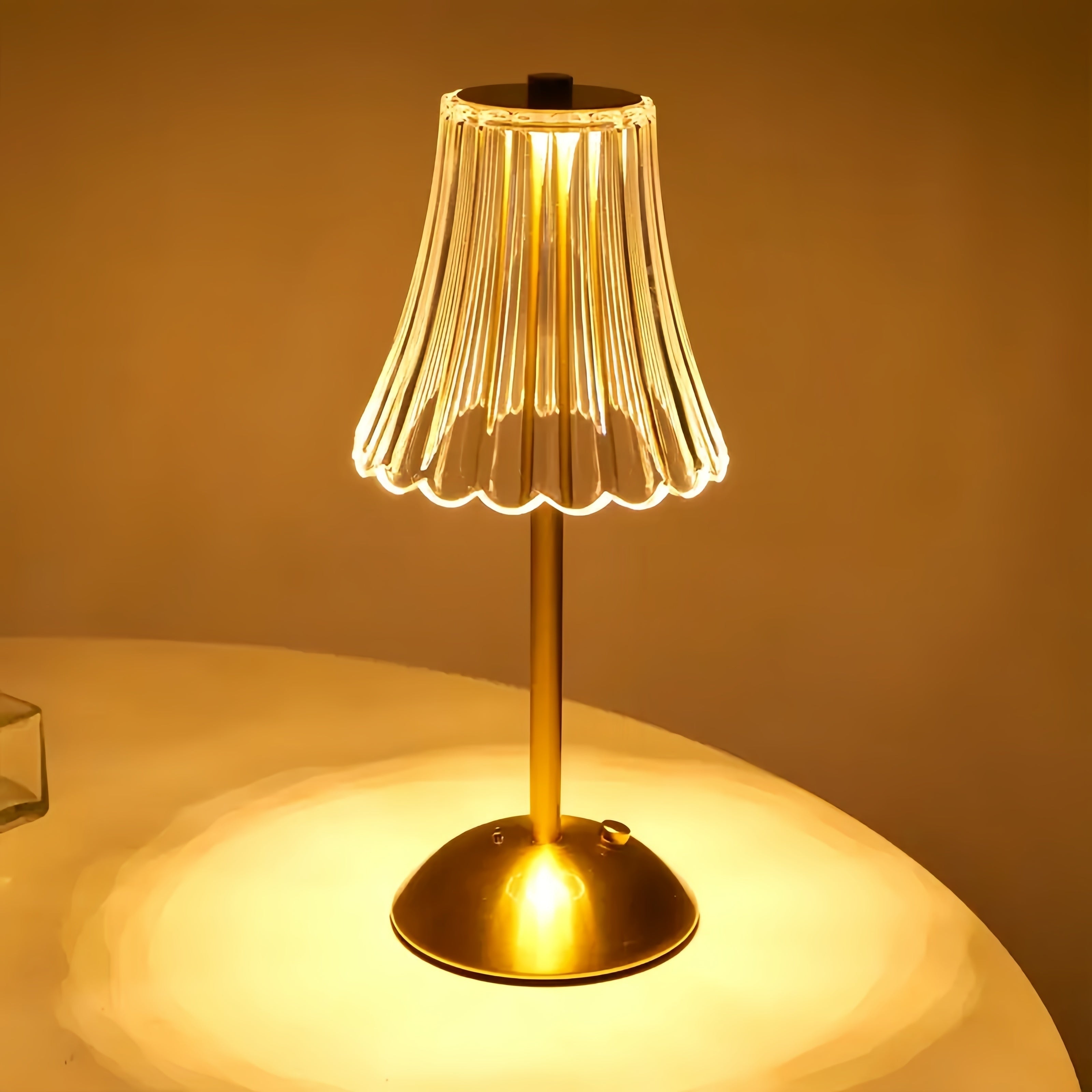 LumiGlow Table Lamp - Wireless LED Lighting with Touch