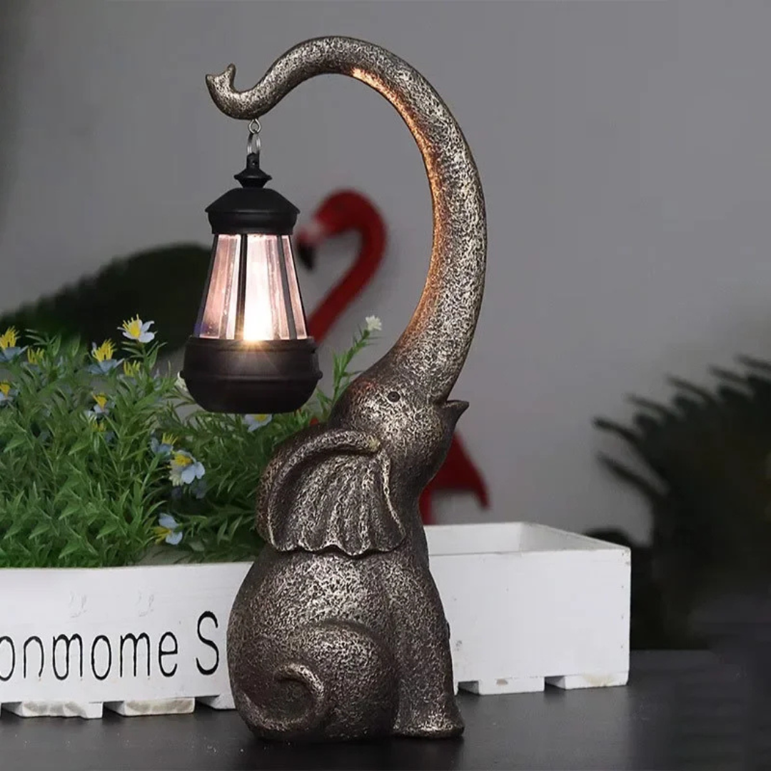MagicElephant - Förtrollande Solbelysning för Trädgård och Hem