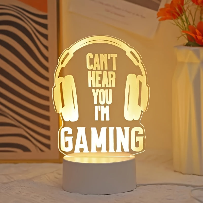 GameLamp - Compact LED Table Lamp with USB