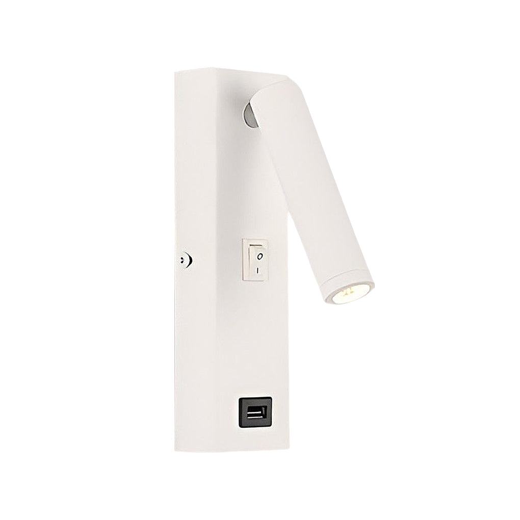 ArtiLicht Luxe Wall Lamp with Adjustable LED and USB Charging Port