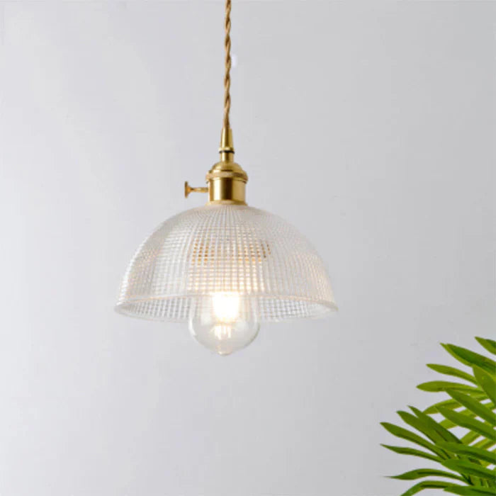 OpulentGlow Pendant – Elegant Glass Ceiling Lamp