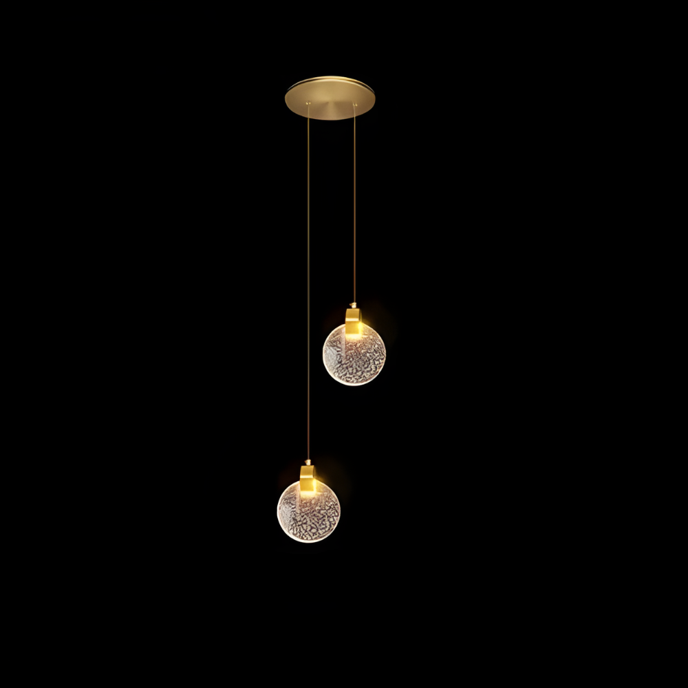 RayonsD'Or – Glass Chandelier for Elegant Ambience
