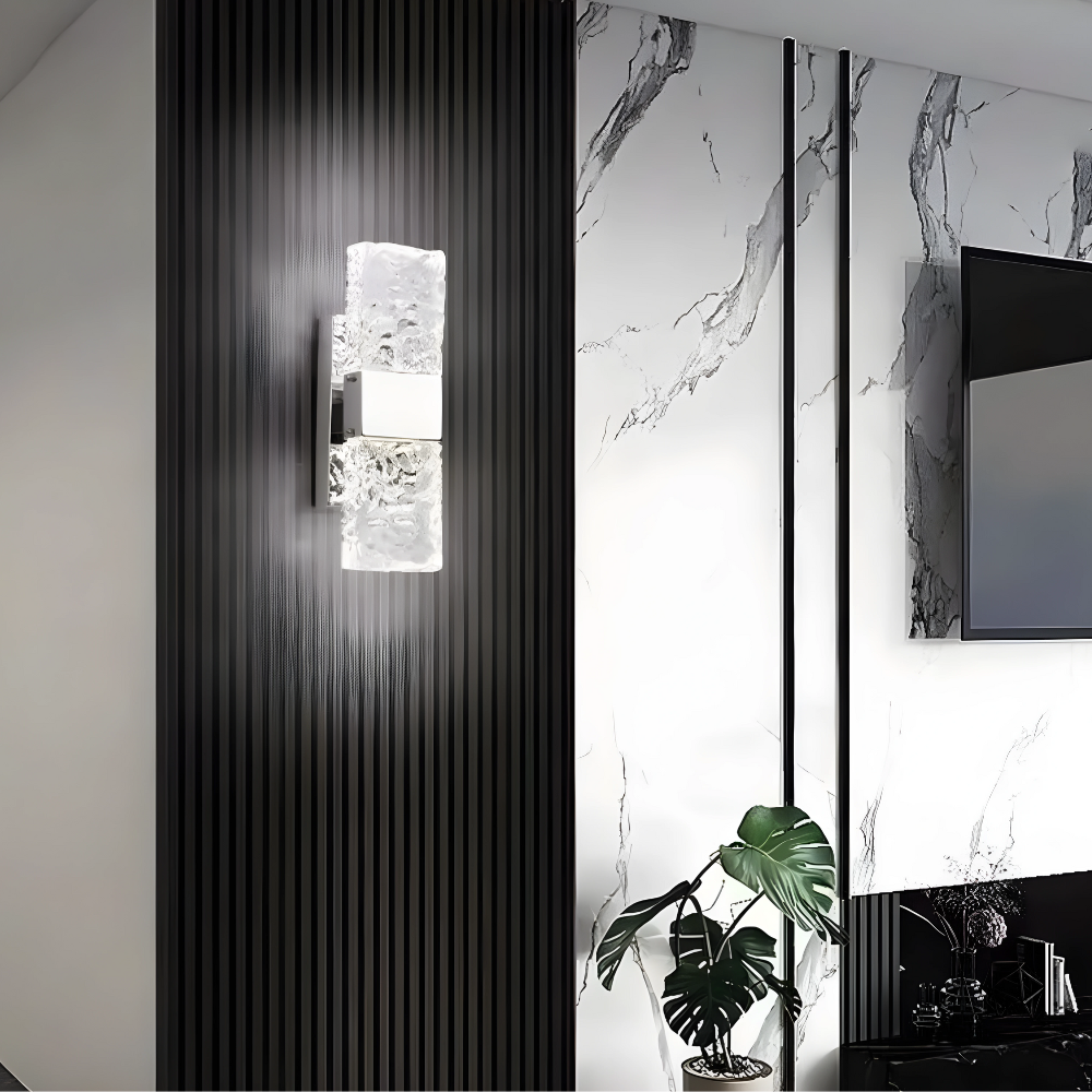 AuraCrystal – Luxe LED Crystal Wall Lamp