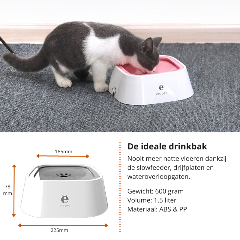 Pet Splash Bowl - Automatic Water Fountain for Pets