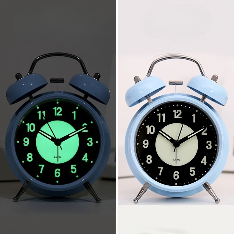 GlowClock – Modern Silent Illuminated Metal Alarm Clock