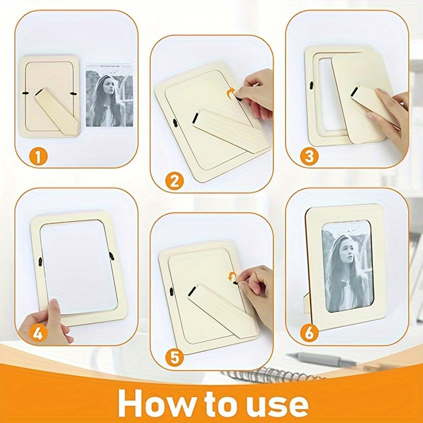 CreativeFrame – Set of 10 DIY Wooden Foot Frames